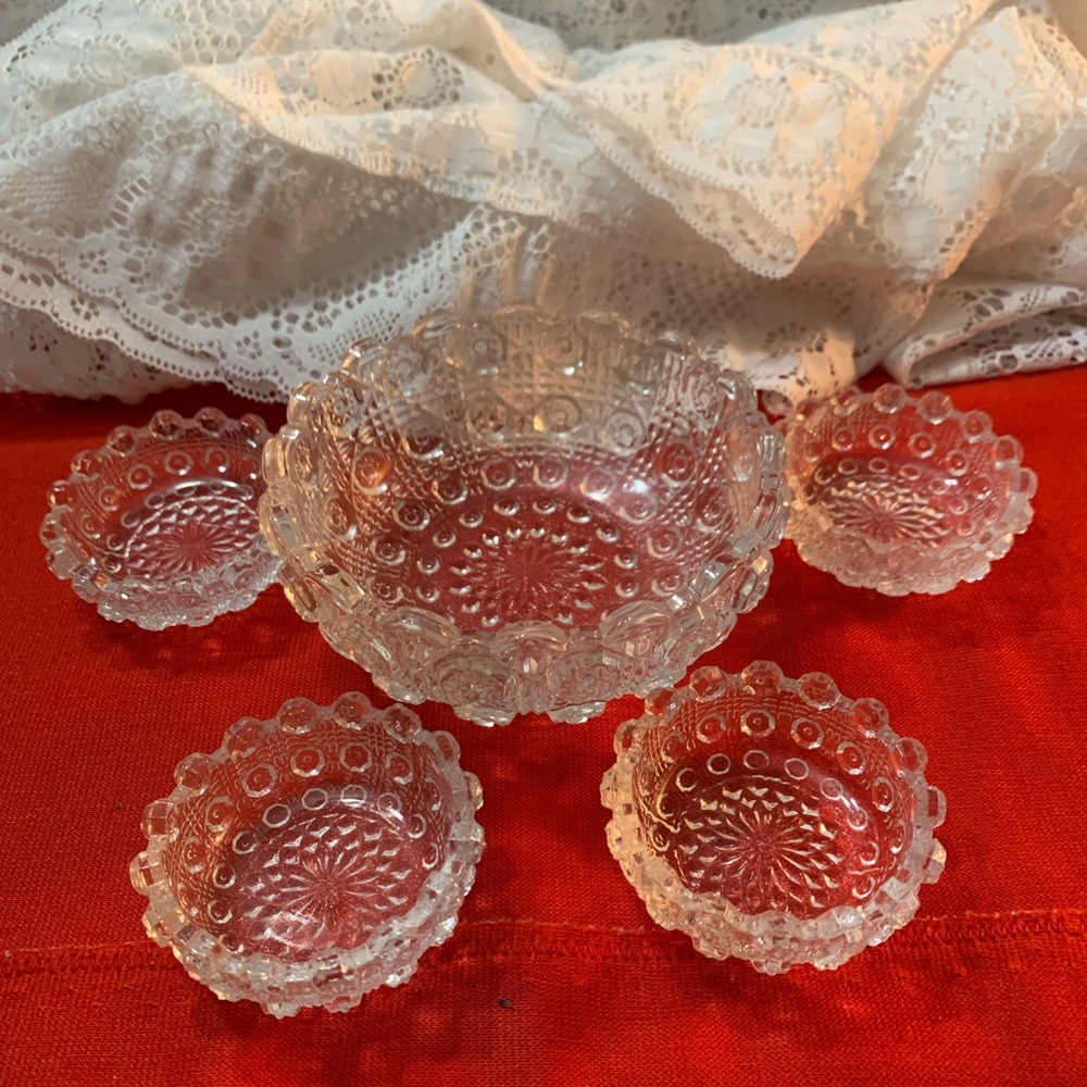 Westmoreland lacy daisy salt dishes